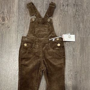 Jamie Kay olive cord overalls